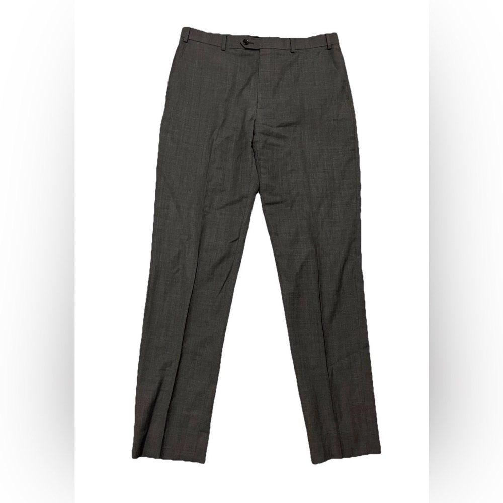 Lauren Ralph Lauren Gray Wool Blend Dress Pants Mens Size 36 Preppy Business